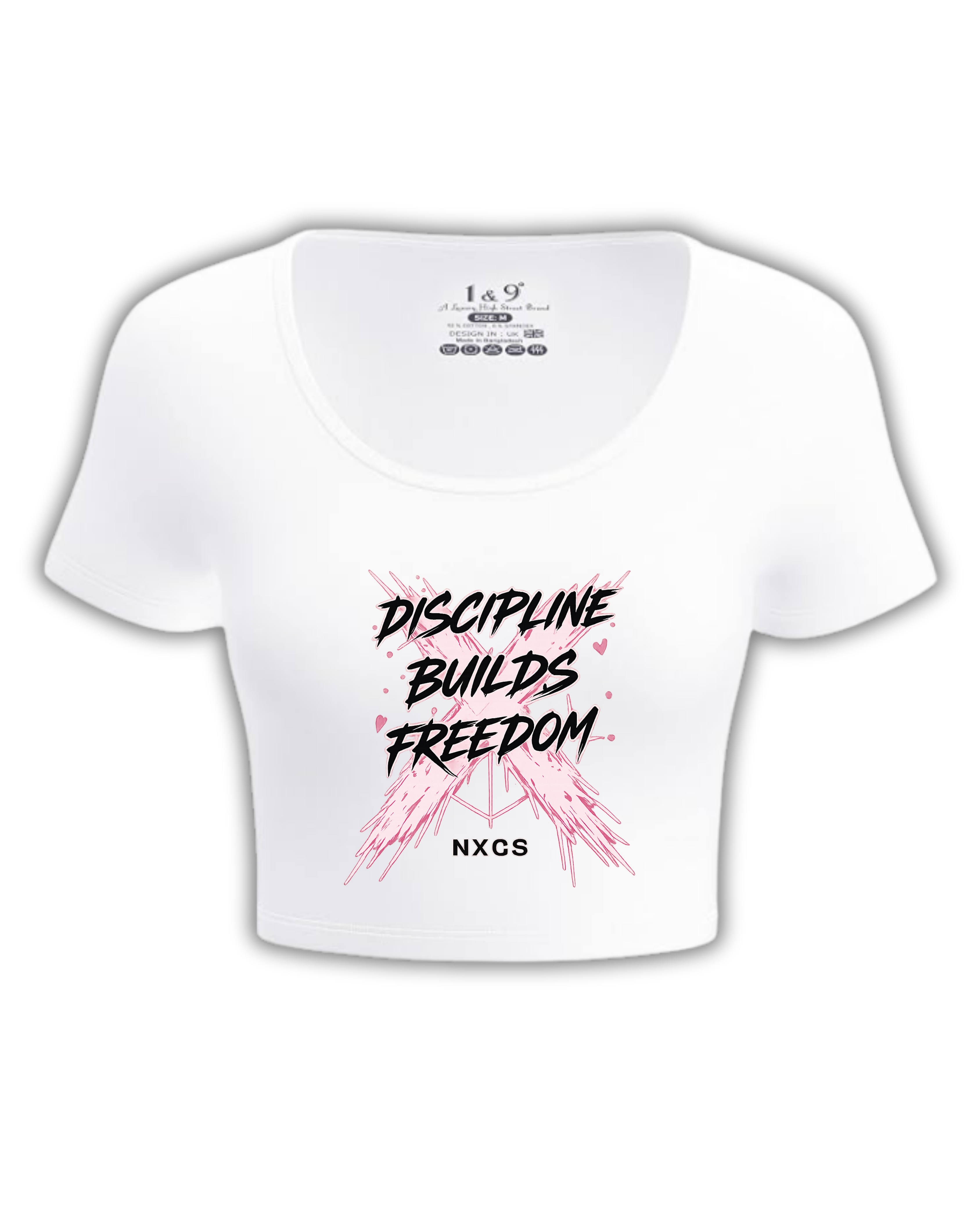 Discipline Scoop Neck Crop