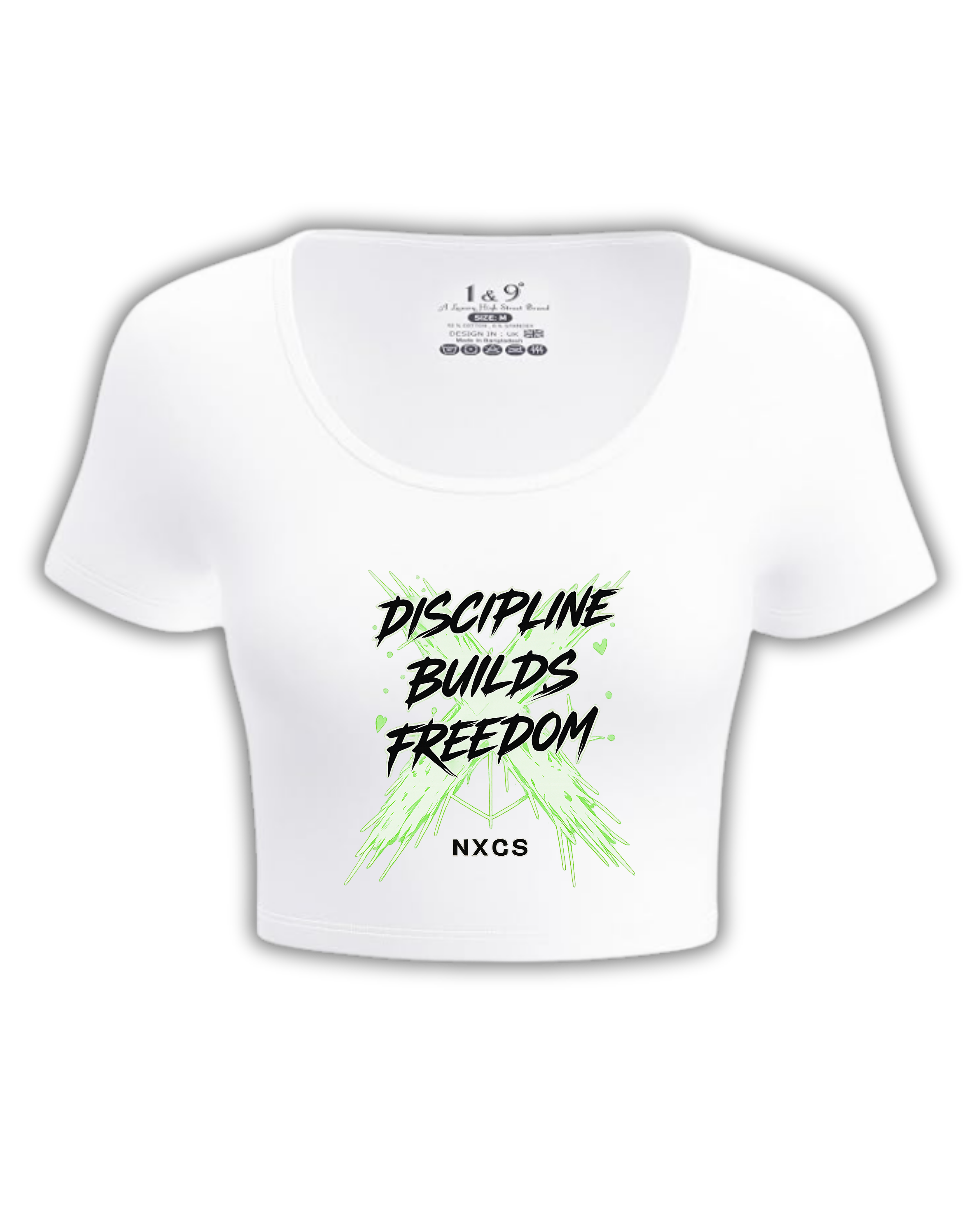 Discipline Scoop Neck Crop